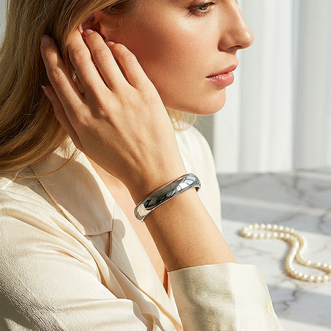 Dome Hinged Bangle | Women&