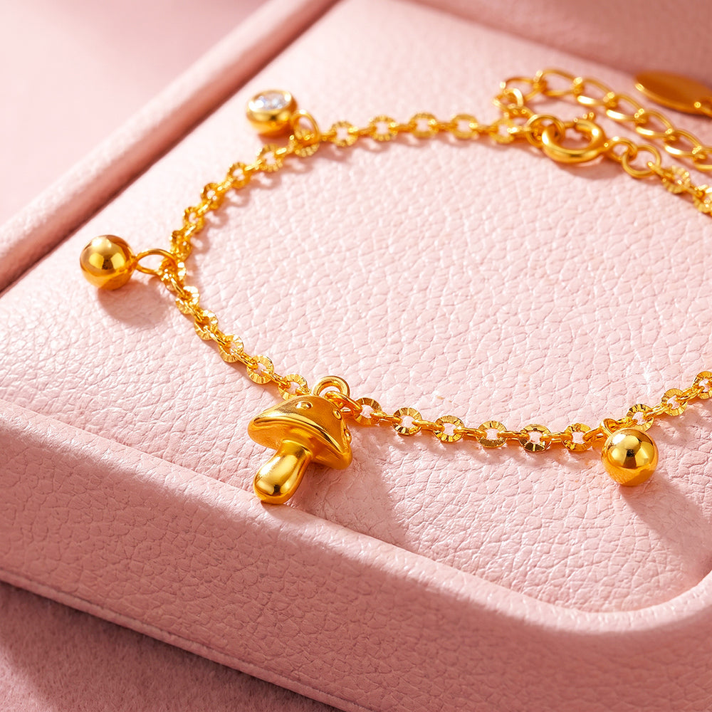Mushroom Charm Bracelet | Women's Bracelet | Luxe6768