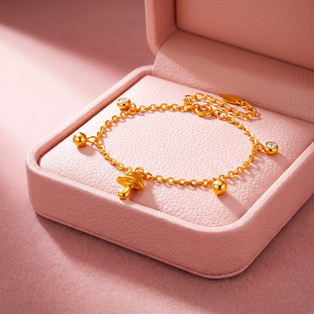 Mushroom Charm Bracelet | Women&