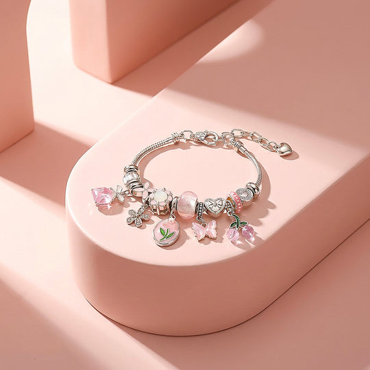 Pastel Meadow Charm Bracelet | Women&