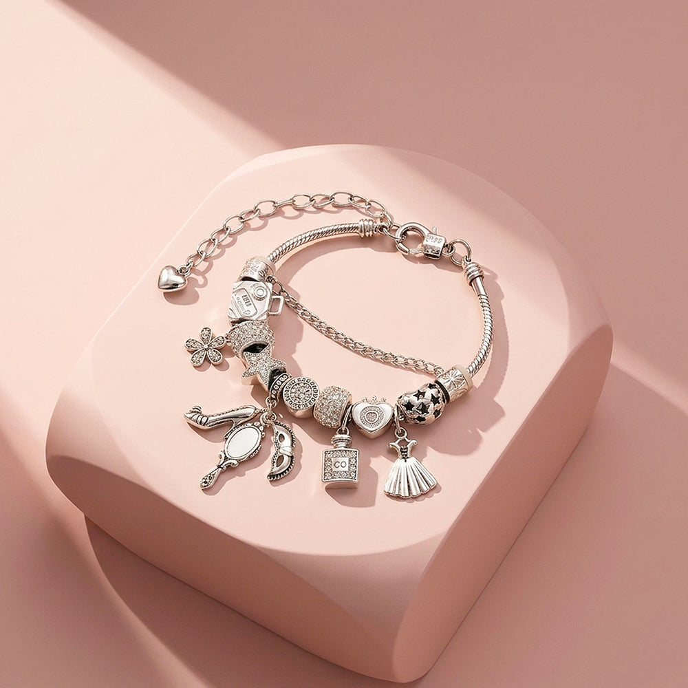 Midnight Masquerade Charm Bracelet | Women's Bracelet | Luxe6797