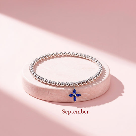 Birthstone Flower Bracelet | Luxe6800