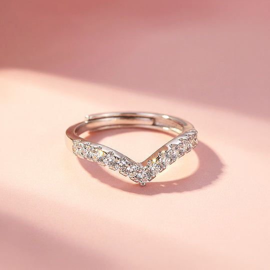 Chevron Pavé Band | Women&