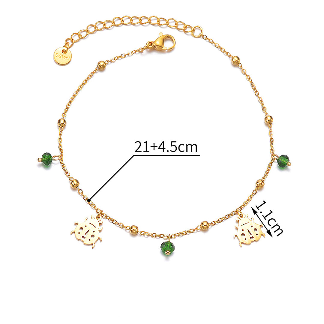 Gelang Kaki Bar Emas Luxe9262