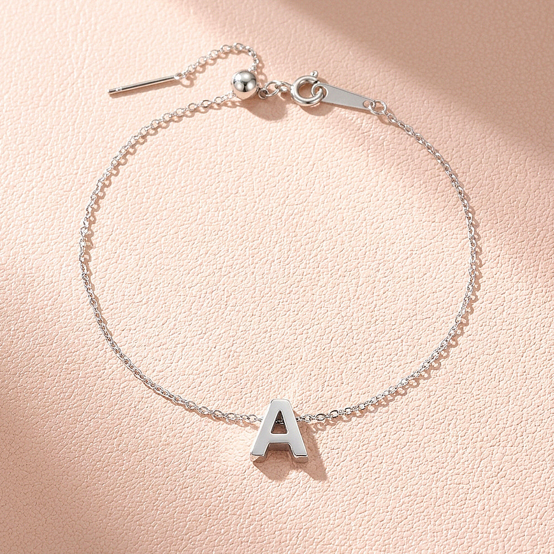 Customizable Initial Slider | Anklet | Luxe9277
