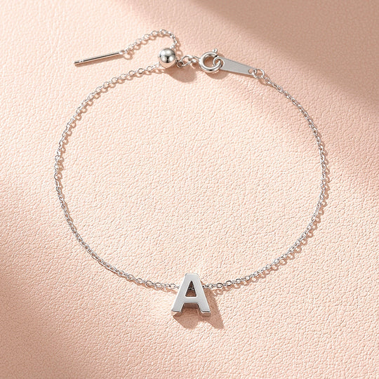 Customizable Initial Slider | Anklet | Luxe9277