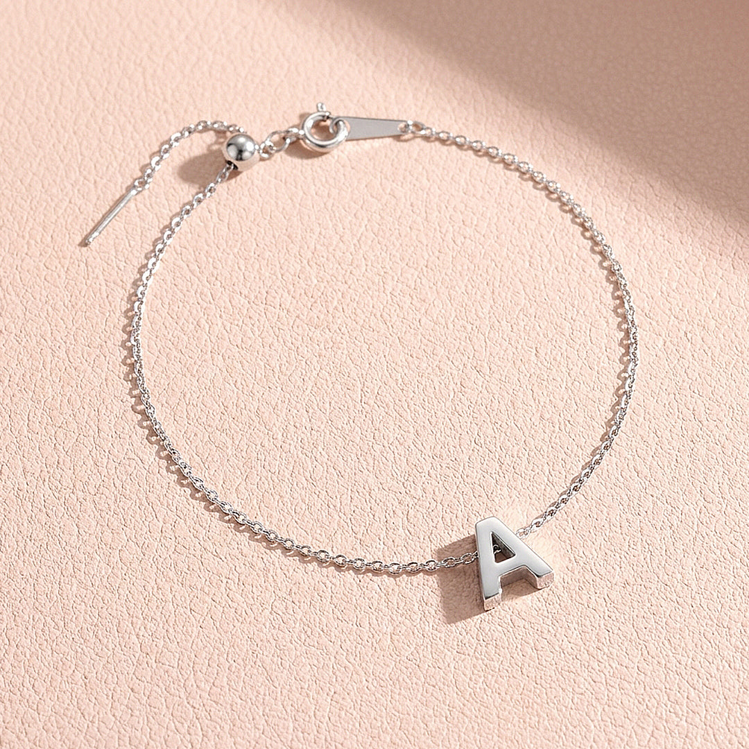 Customizable Initial Slider | Anklet | Luxe9277