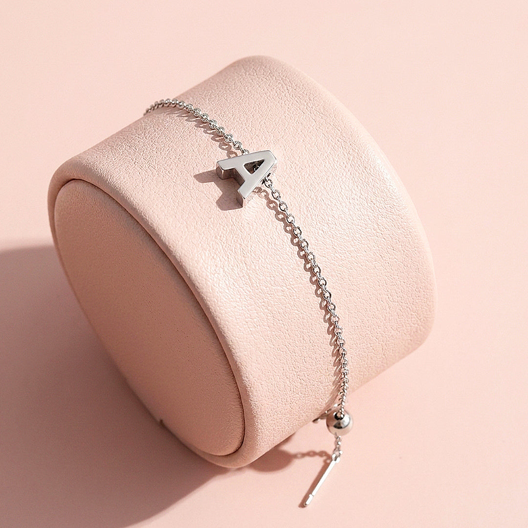 Customizable Initial Slider | Anklet | Luxe9277