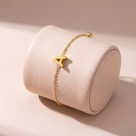 Customizable Initial Slider | Anklet | Luxe9277