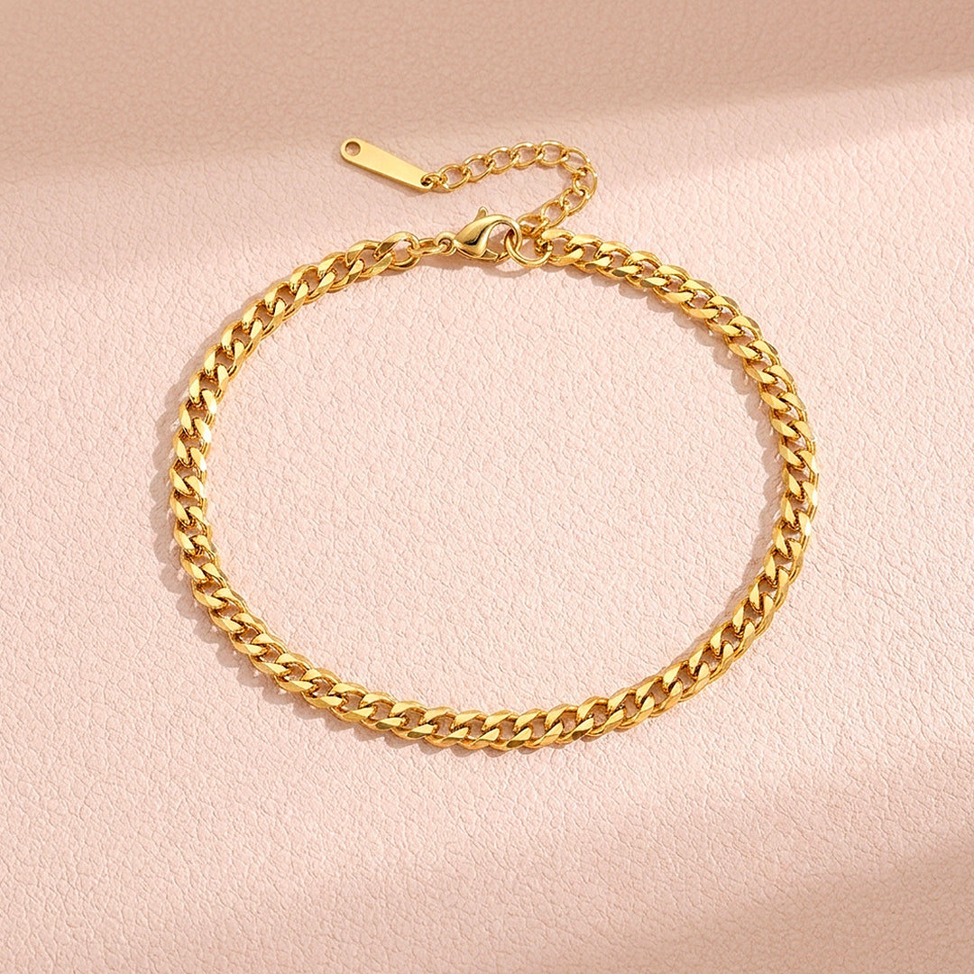 Bold Curb Link | Anklet | Luxe9285