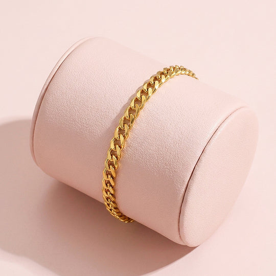 Bold Curb Link | Anklet | Luxe9285