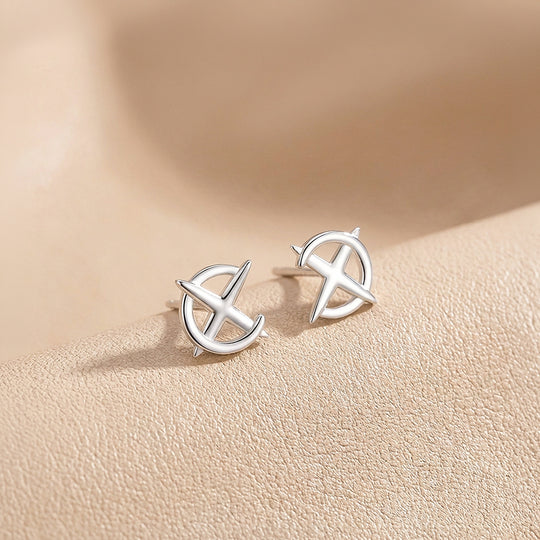 Crescent Compass Stud | Men&