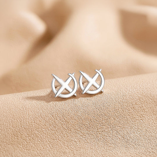 Crescent Compass Stud | Men&