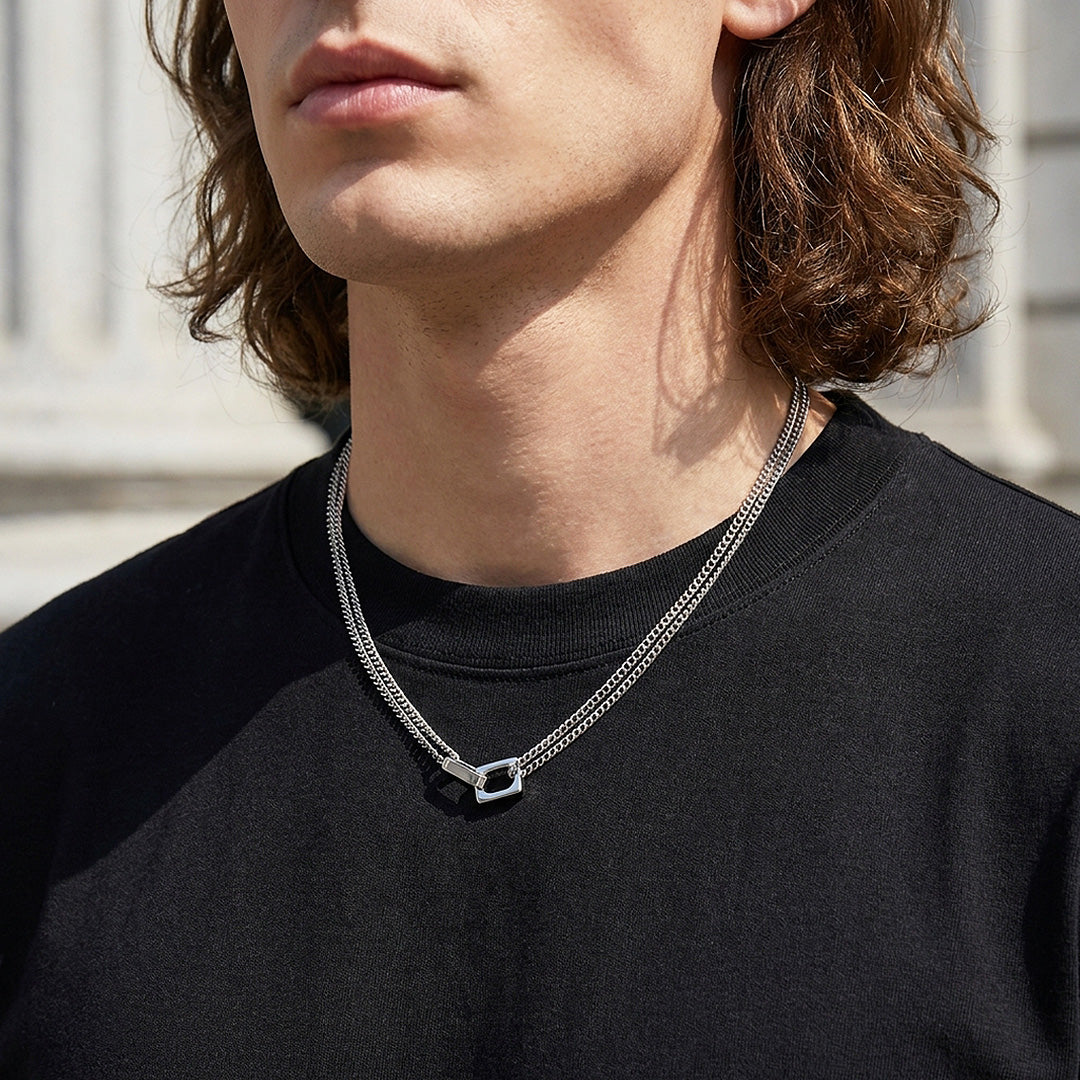 Ring Bar Pendant | Men&