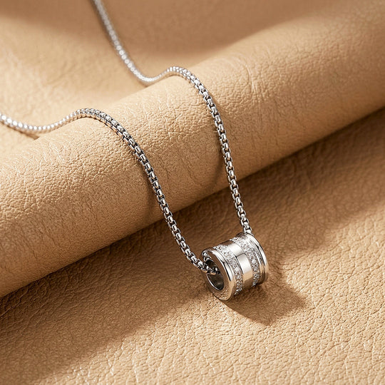 Stone Barrel Pendant | Men&