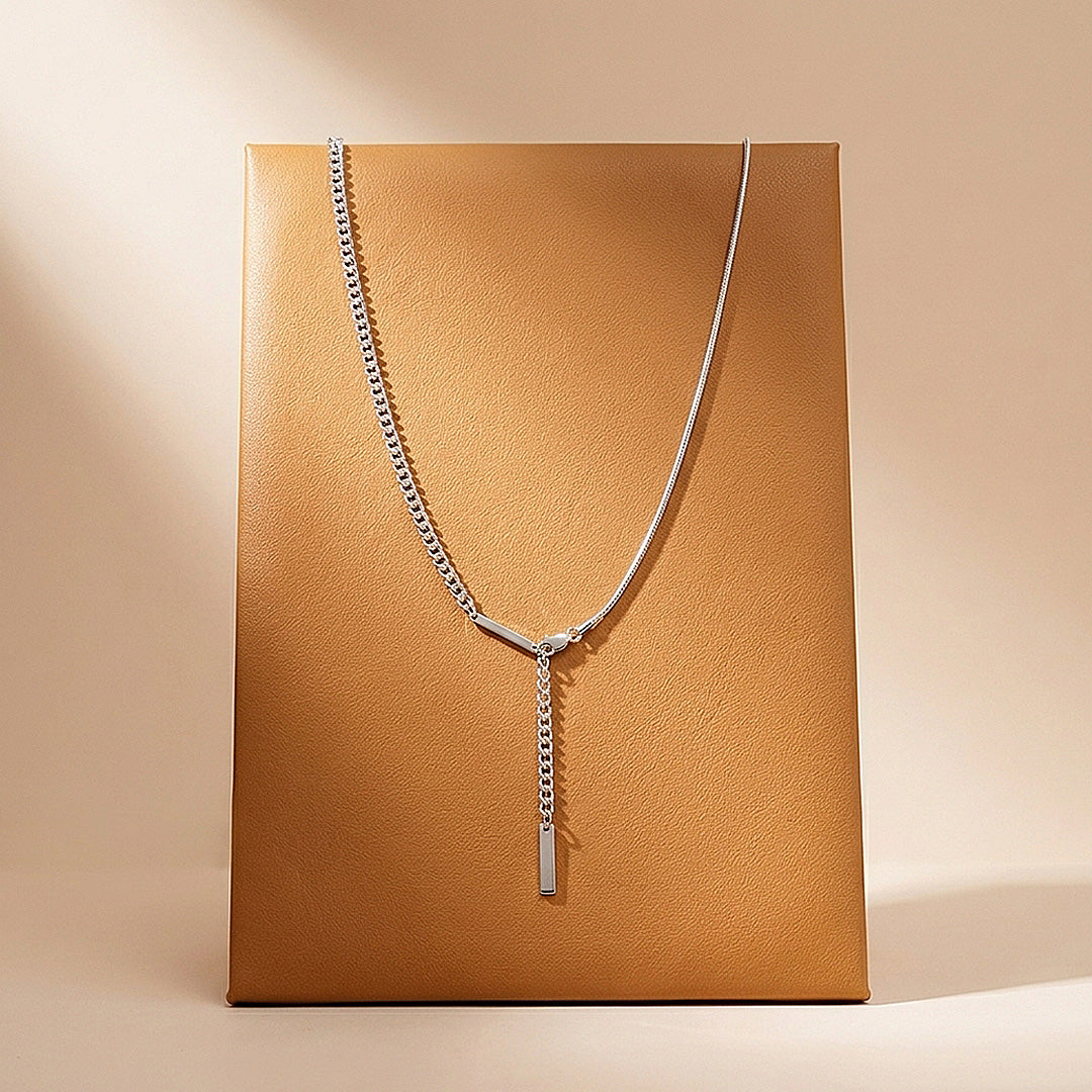 Y-Drop Bar Pendant | Men&