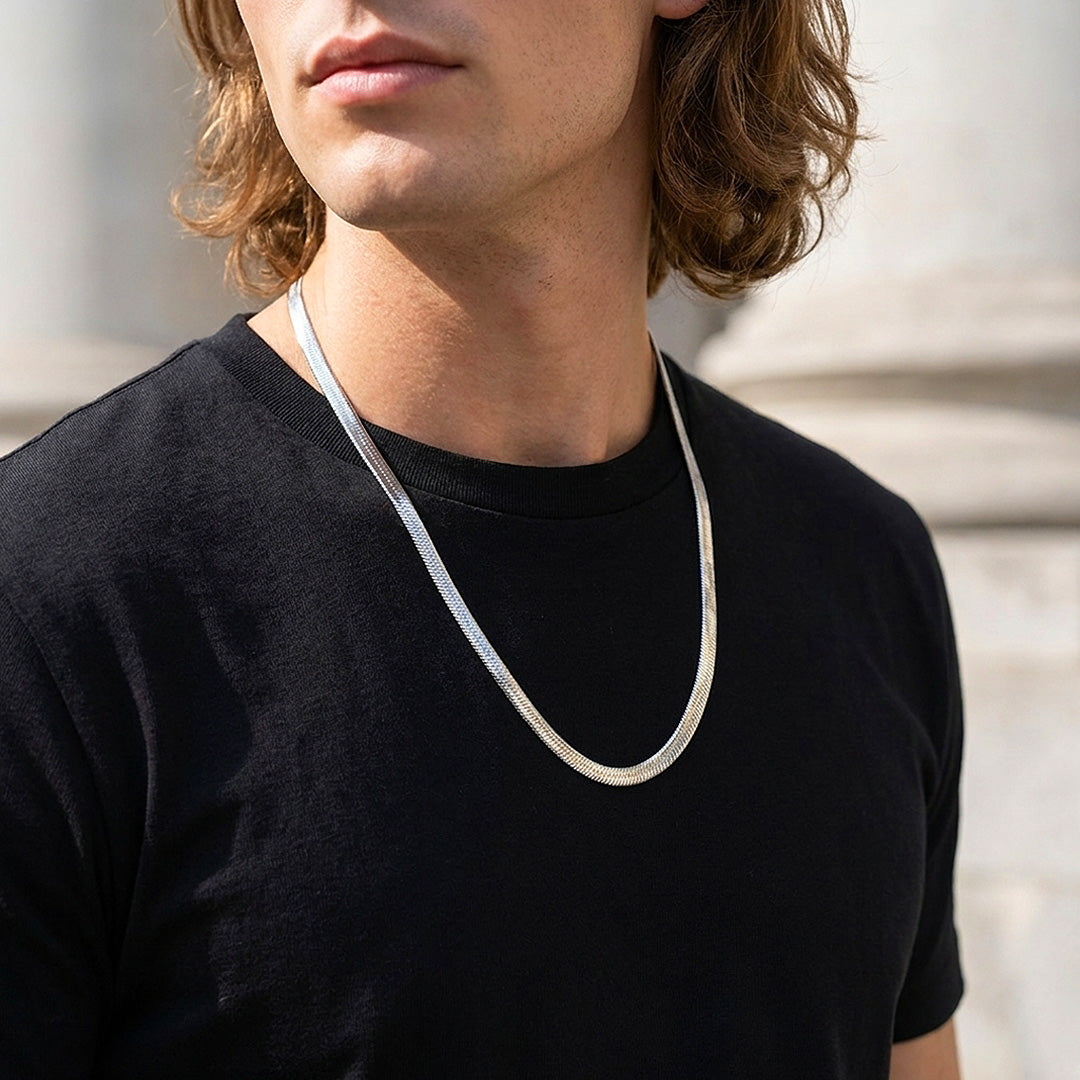 Flat Snake Chain | Men&