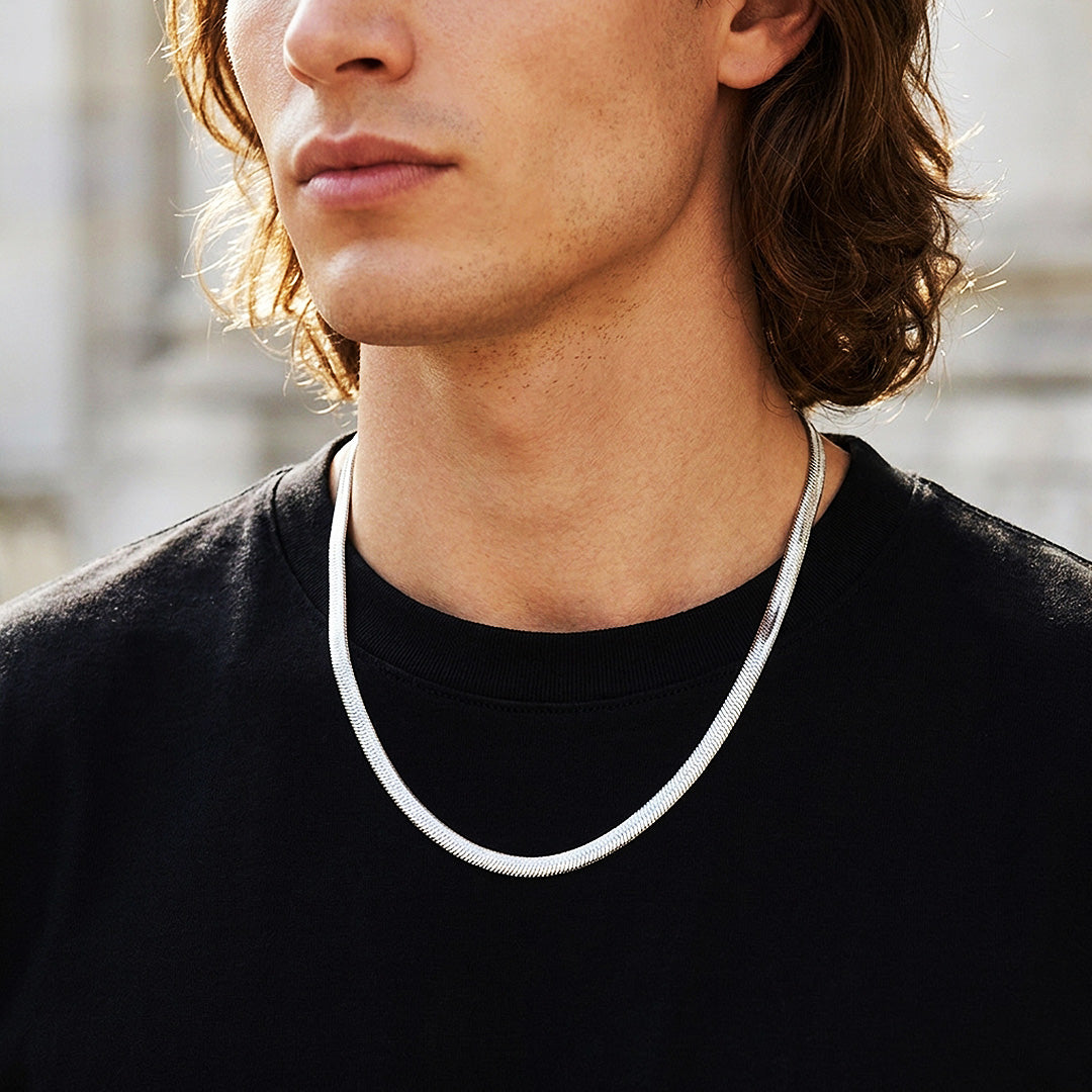Flat Snake Chain | Men&