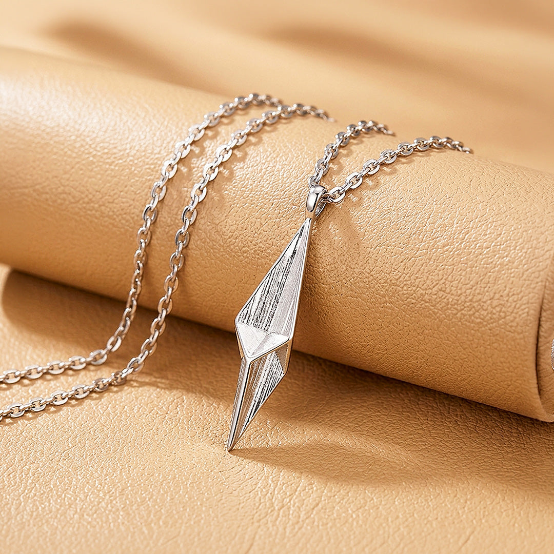 3D Geometric Diamond Pendant | Men&