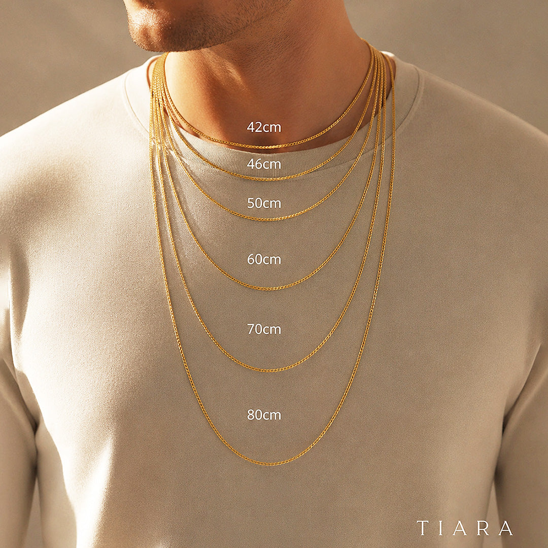 Box Link &amp; Tube Bead Chain | Men&