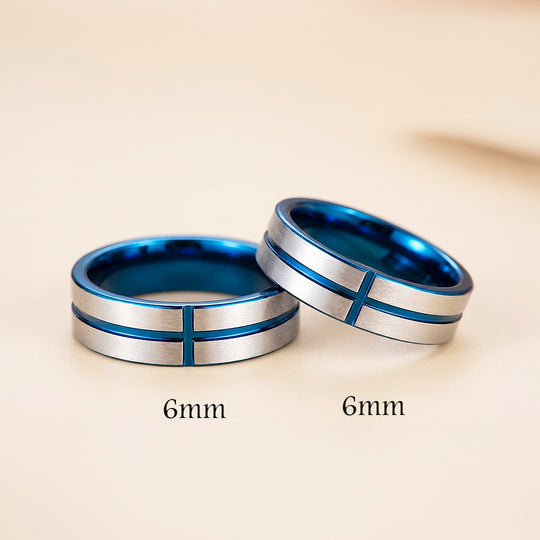 Niche | Tungsten Couple Rings | Silver Wedding Bands