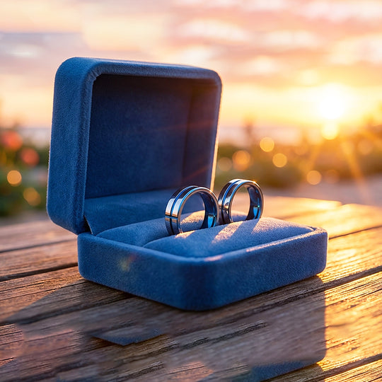 Niche | Tungsten Couple Rings | Silver Wedding Bands