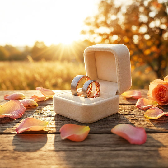 Noble | Tungsten Couple Rings | Silver Wedding Bands