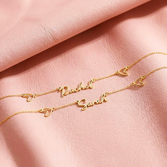 Heart Accent Name Necklace | Personalised Necklace | Nova 1040
