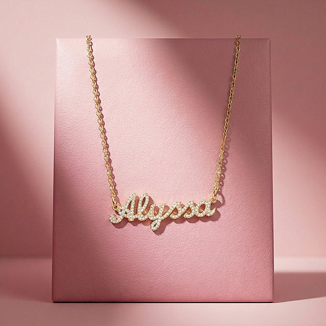 Sparkling Name Necklace | Personalised Necklace | Nova1041