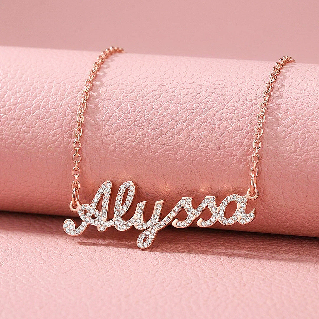 Sparkling Name Necklace | Personalised Necklace | Nova1041