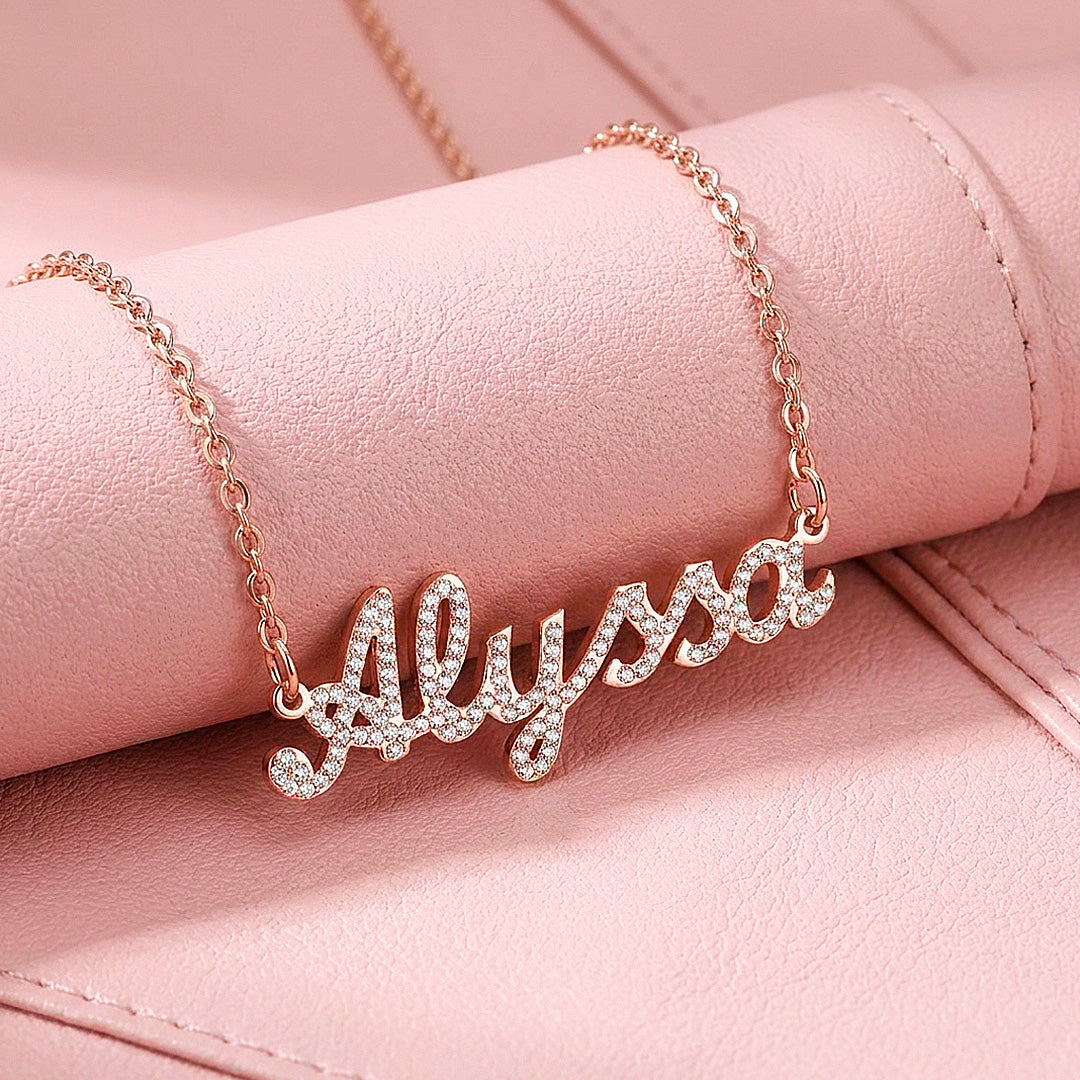 Sparkling Name Necklace | Personalised Necklace | Nova1041