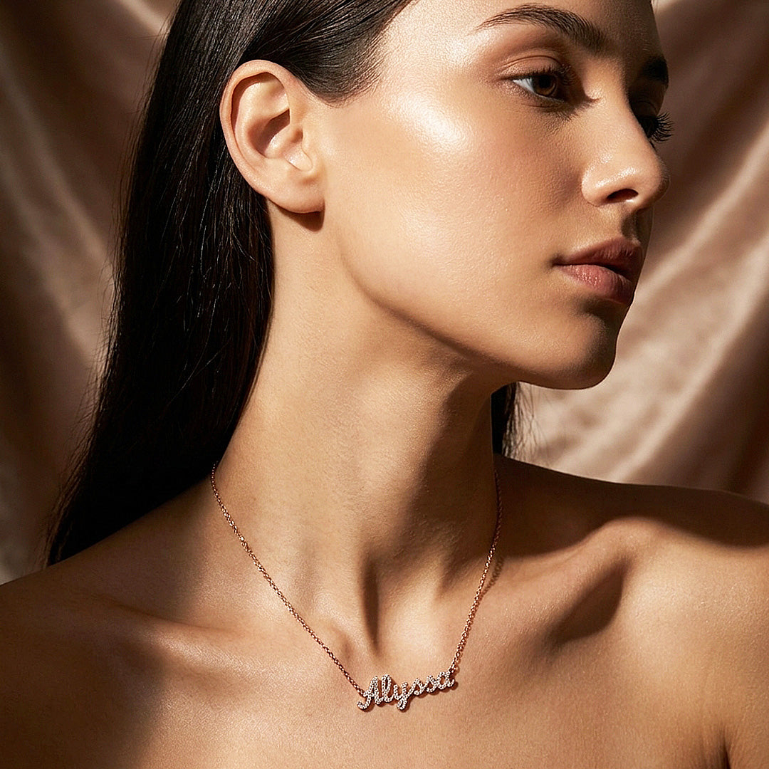 Sparkling Name Necklace | Personalised Necklace | Nova1041