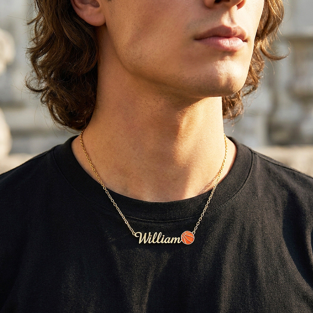 Sports Name Necklace | Personalised Necklace | Nova1043