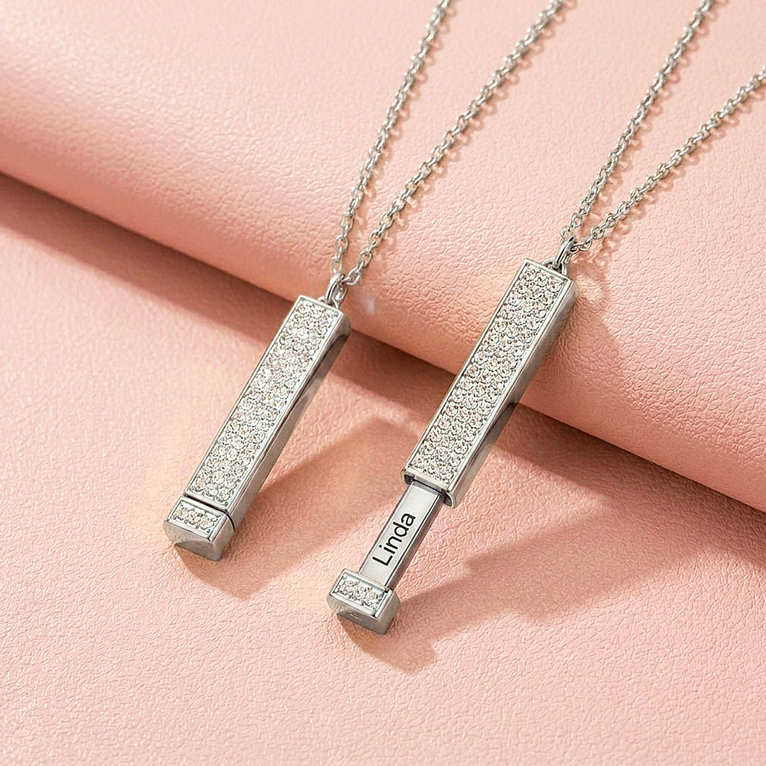 Secret Message Bar Necklace | Personalised Necklace | Nova1044