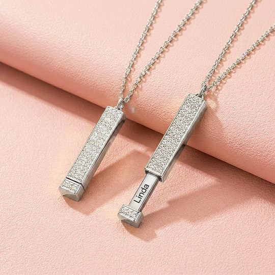 Secret Message Bar Necklace | Personalised Necklace | Nova1044
