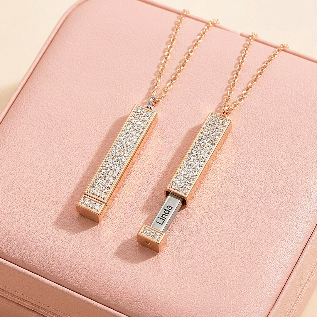 Secret Message Bar Necklace | Personalised Necklace | Nova1044