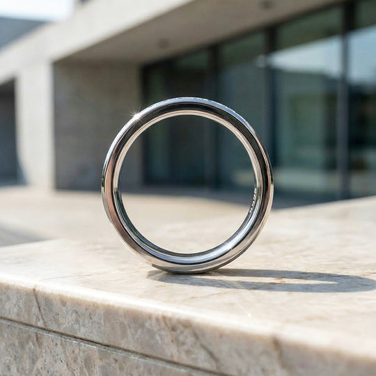 Eternity Channel Moissanite Men Ring | 925 Sterling Silver | PRM1007