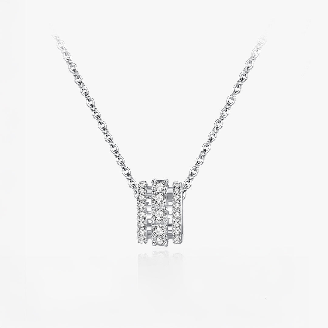 Prm2013: The Cylinder Pave Sparkle Necklace