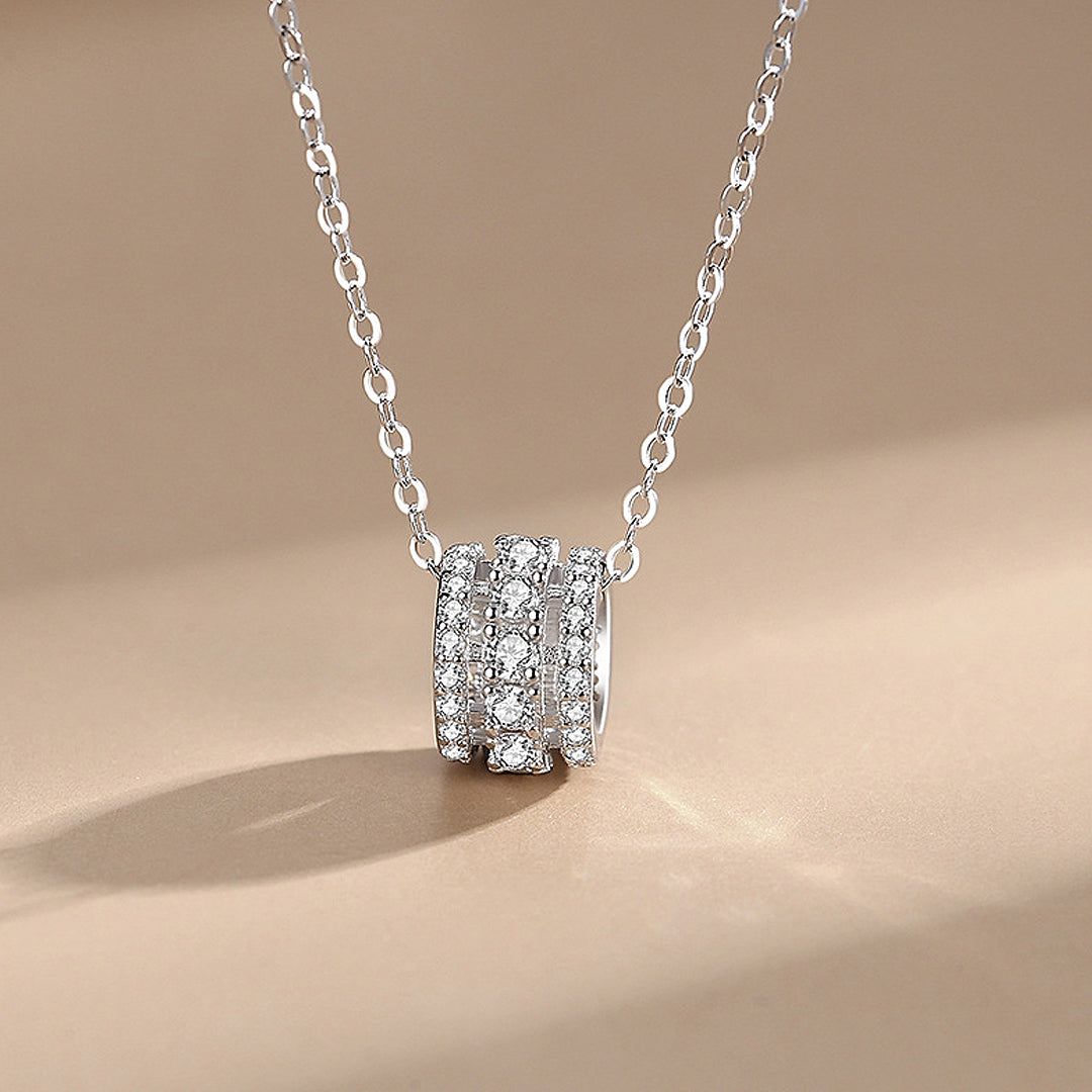 Prm2013: The Cylinder Pave Sparkle Necklace