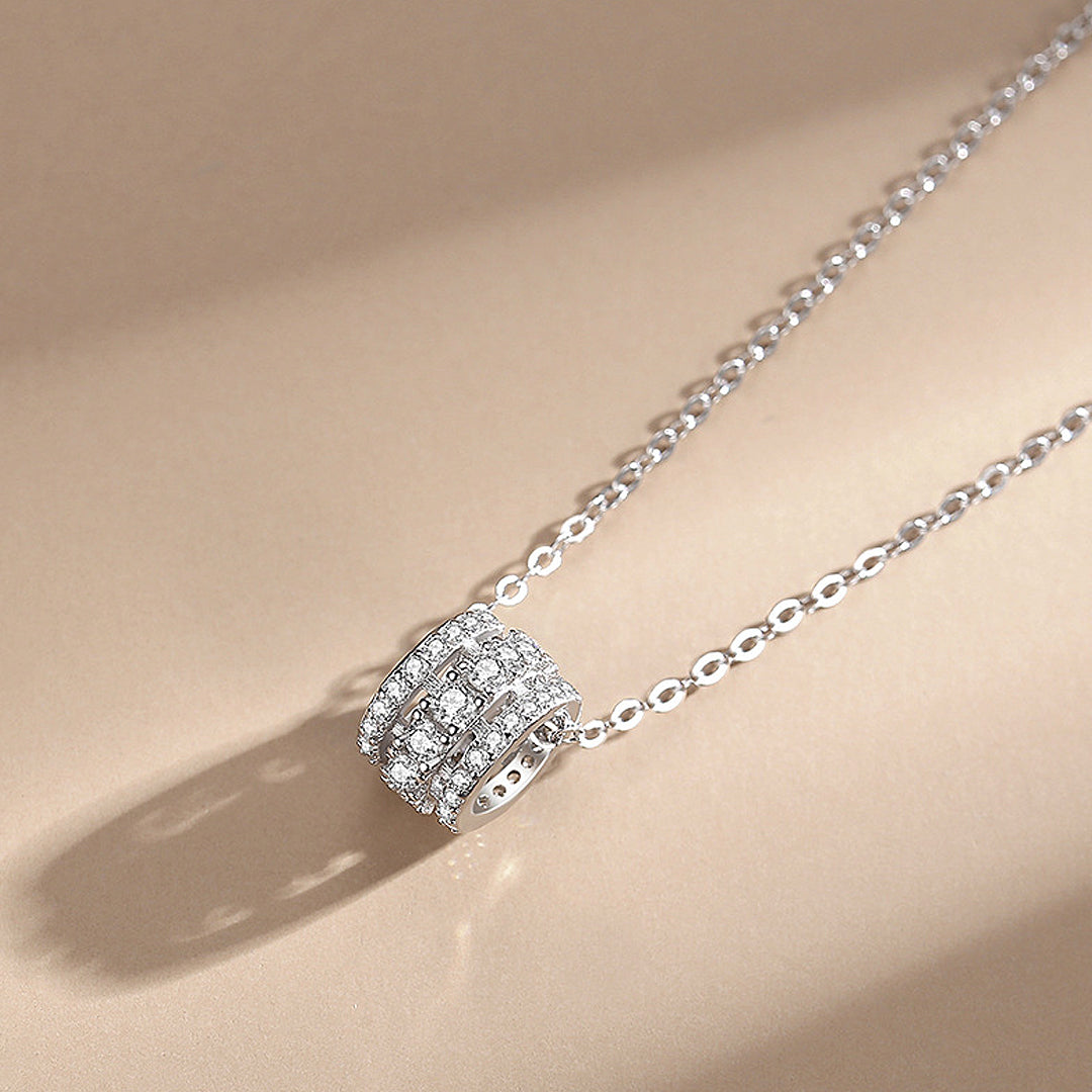 Prm2013: The Cylinder Pave Sparkle Necklace
