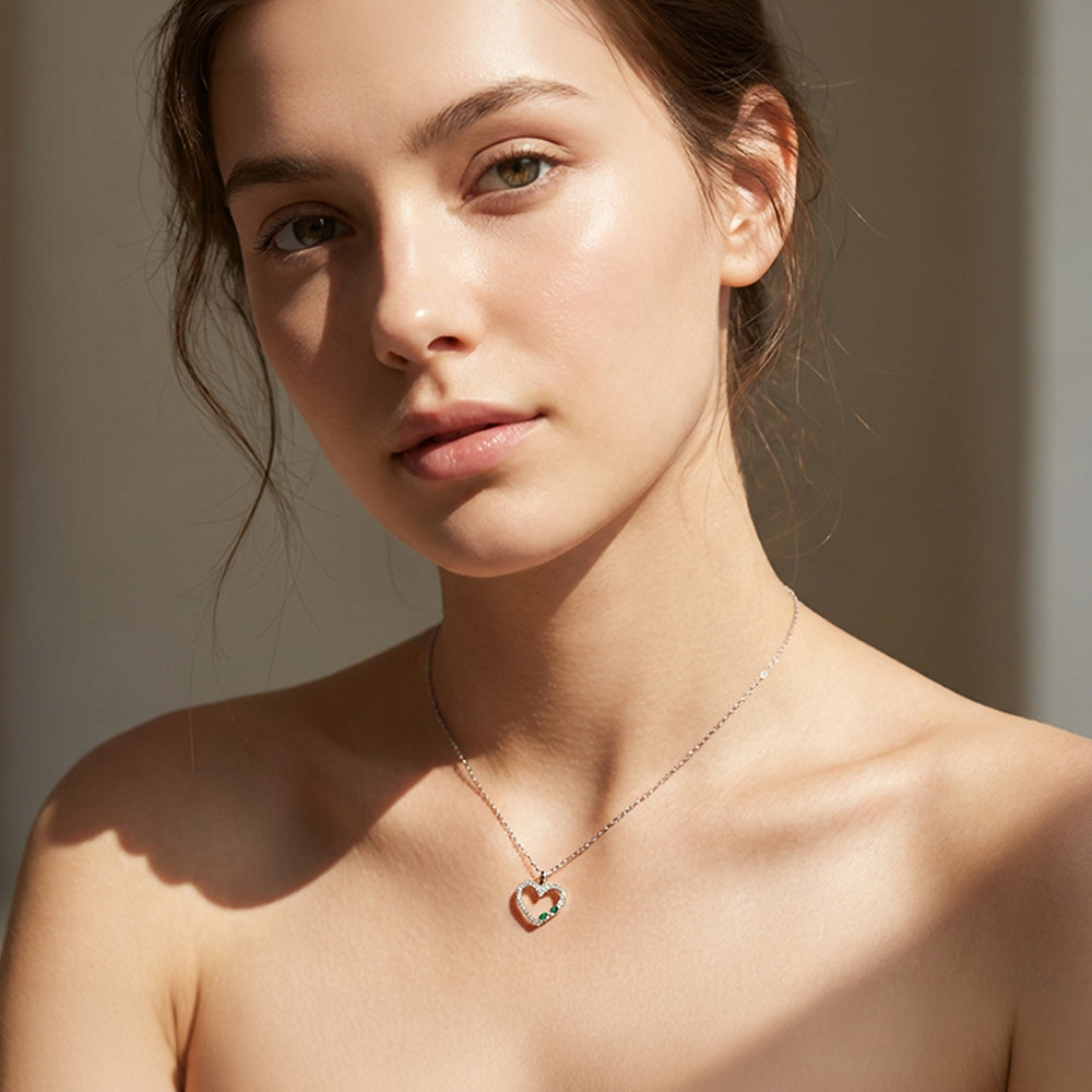 Infinity Heart Necklace | 925 Sterling Silver | Cubic Zirconia | Prm2033 - Ring | Singapore Jewellery, Wedding Rings & Gifts | Same Day Delivery | Tiara.com.sg