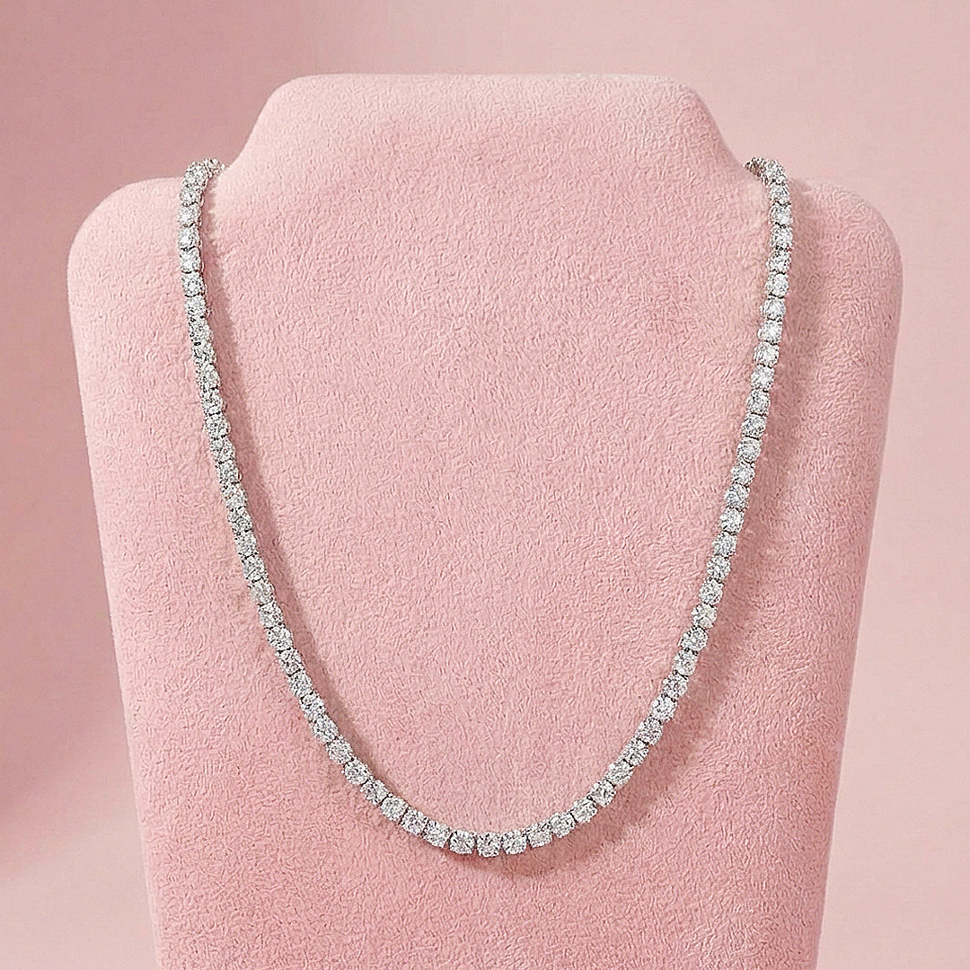 Tennis Necklace | Genuine Moissanite | PRM2036