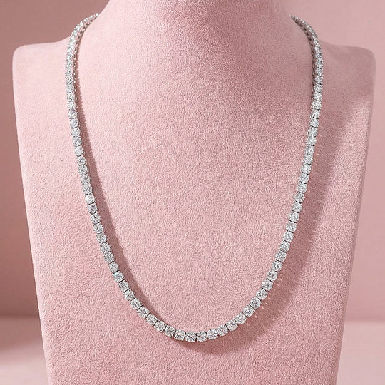 Tennis Necklace | Genuine Moissanite | PRM2036