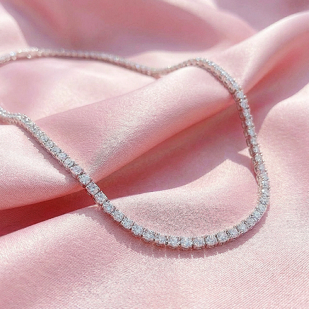 Tennis Necklace | Genuine Moissanite | PRM2036