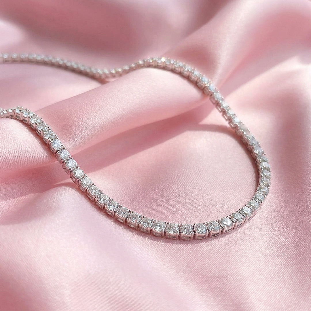 Tennis Necklace | Genuine Moissanite | PRM2036