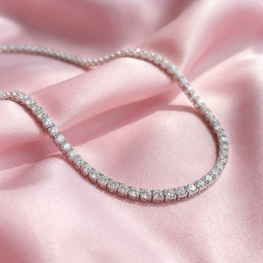 Tennis Necklace | Genuine Moissanite | PRM2036