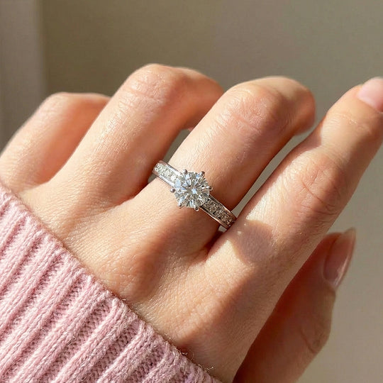 Oval Full Eternity Band | Diamond Simulant | 925 Sterling Silver | Prm7115