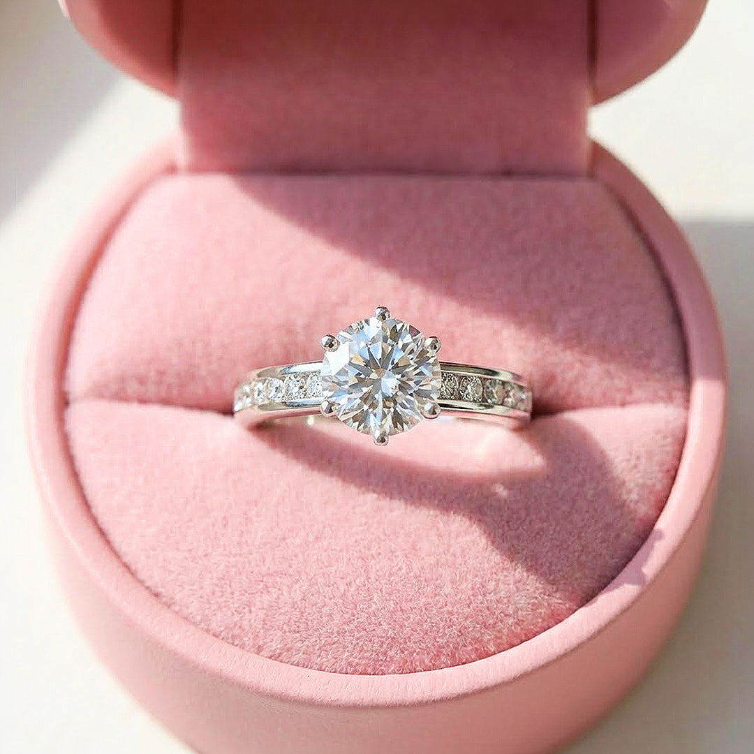 Oval Full Eternity Band | Diamond Simulant | 925 Sterling Silver | Prm7115