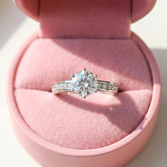 Oval Full Eternity Band | Diamond Simulant | 925 Sterling Silver | Prm7115