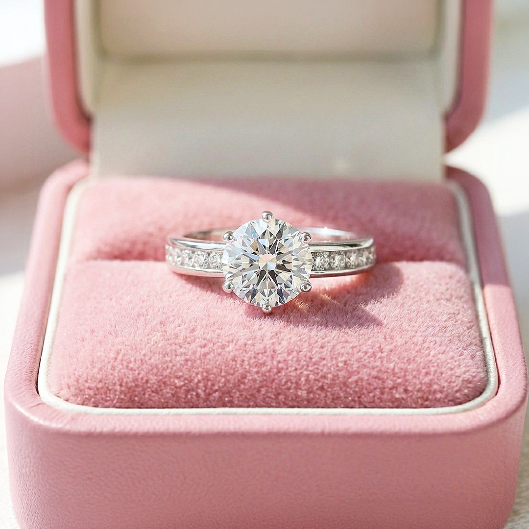 Oval Full Eternity Band | Diamond Simulant | 925 Sterling Silver | Prm7115